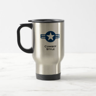 Mug De Voyage USA Cowboy Style bleu