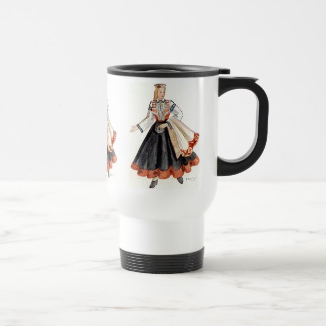 Mug De Voyage Uz Kruzes de Tautu Meita de Latvian (Droite)