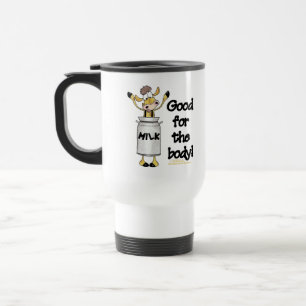 Mug De Voyage Vache dans la boîte de lait
