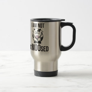 Mug De Voyage Vache mignonne - Je ne suis pas A'MOOsed