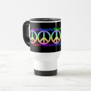Mug De Voyage Valeurs arc-en-ciel taches