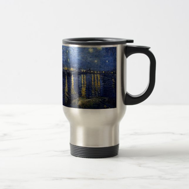 Mug De Voyage Van Gogh Nuit étoilée sur Rhône (Droit)