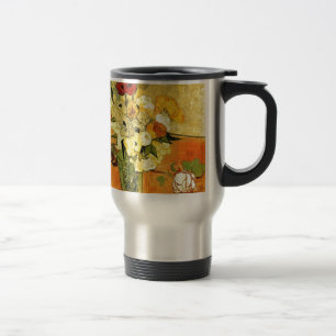 Mug De Voyage Van Gogh peignant des fleurs capricieuses et des v