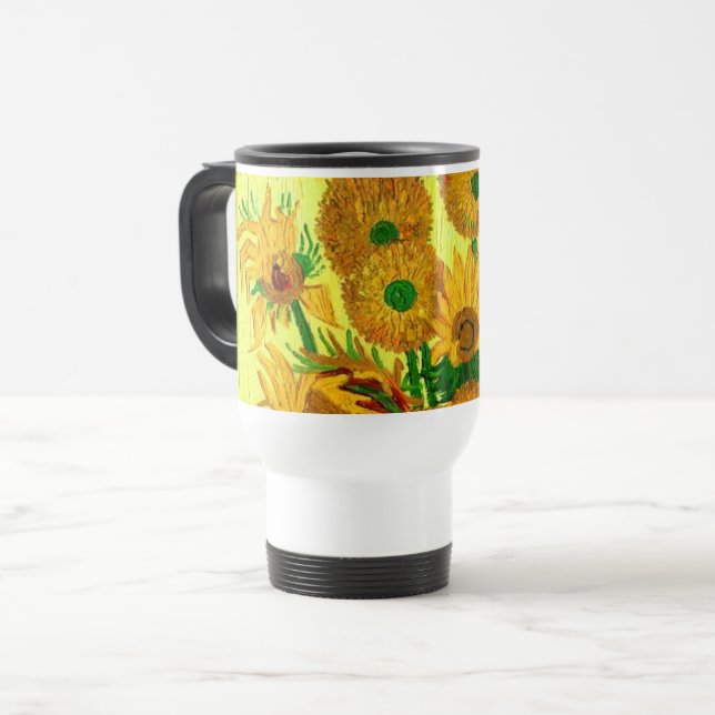 Mug De Voyage Van Gogh Sunflowers (Devant gauche)