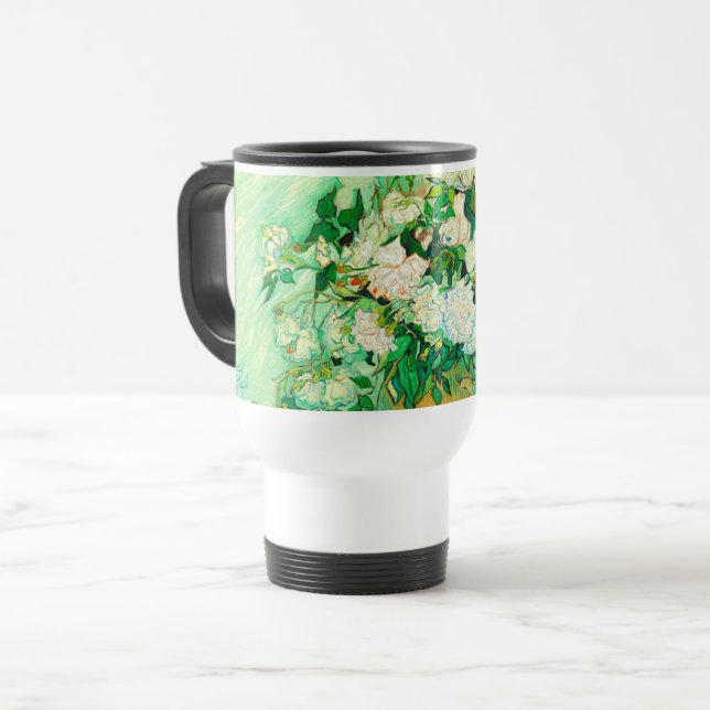 Mug De Voyage Van Gogh White Roses (Devant gauche)