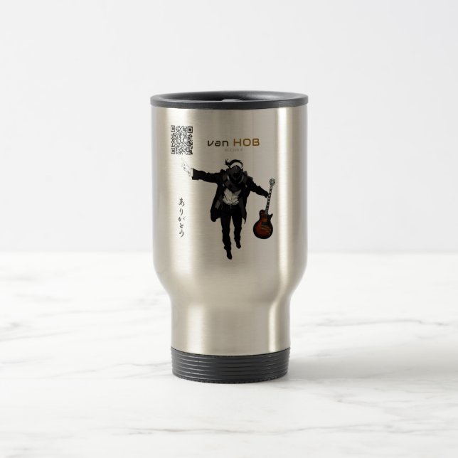 Mug De Voyage van LÈGE , tasse, guitare, Fan Mattglasse (Centre)