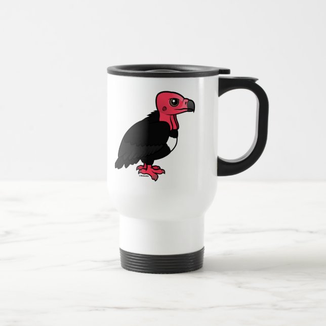 Mug De Voyage vautour Rouge-dirigé (Droite)