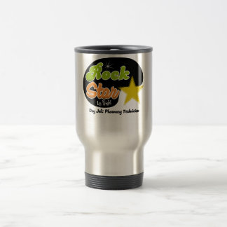 Mug De Voyage Vedette du rock par nuit - technicien de pharmacie