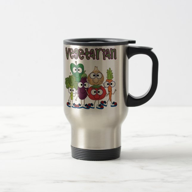 Mug De Voyage Végétarien (Droit)