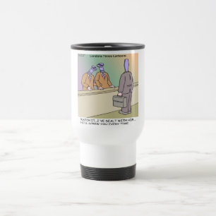 Mug De Voyage Vendeur loufoque par Rick London Drôle