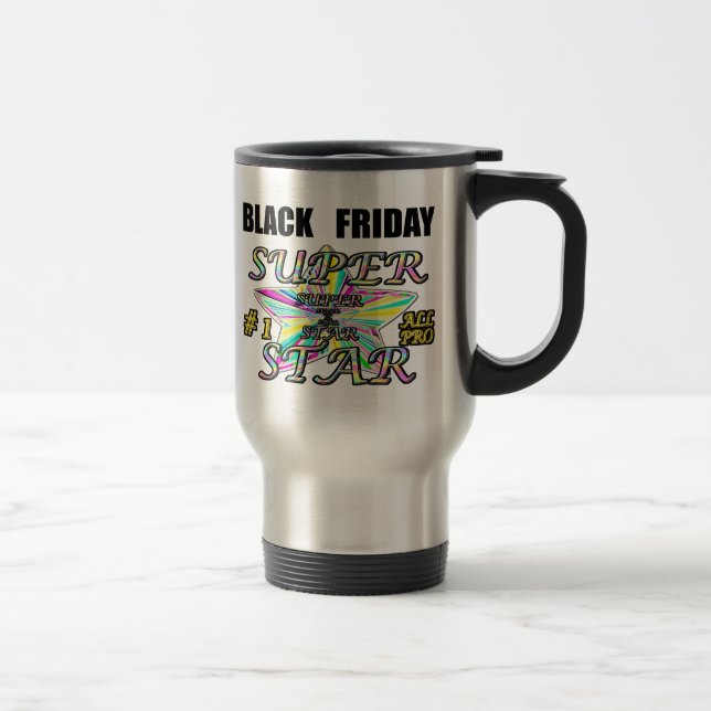 Mug De Voyage vendredi noir (Droit)