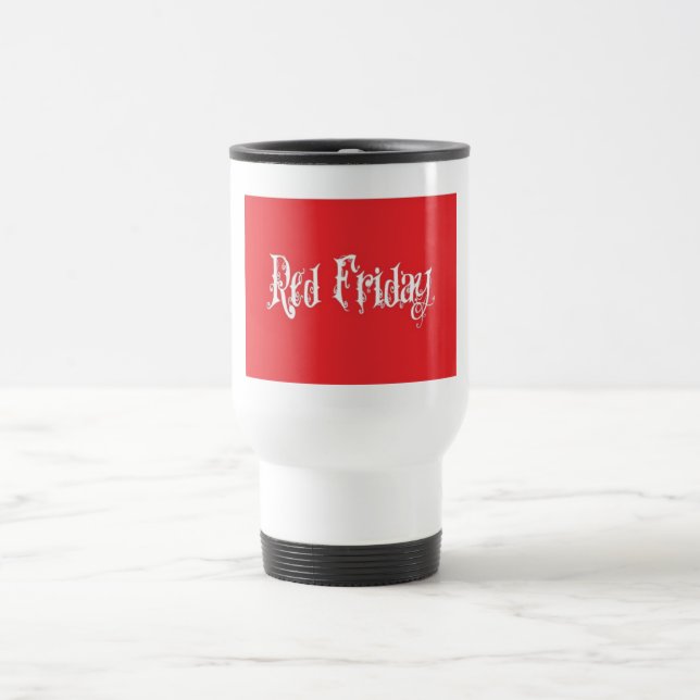 Mug De Voyage Vendredi rouge (Centre)