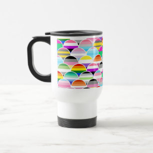 Mug De Voyage Ventilateurs de drapeau de fierté LGBTQIA+ Queer e
