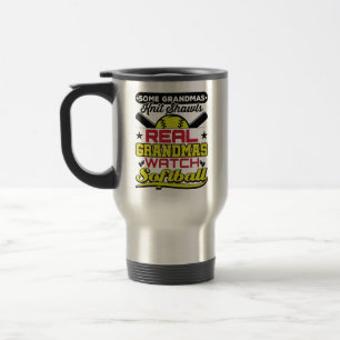 Mug De Voyage Véritable Montre de grand-mère de softball