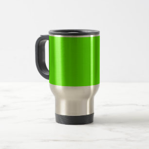 Mug De Voyage Vert clair (couleur solide)