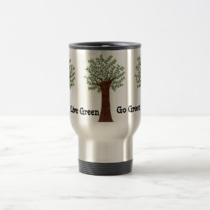 Mug De Voyage Vert vivant, Devenez écolo