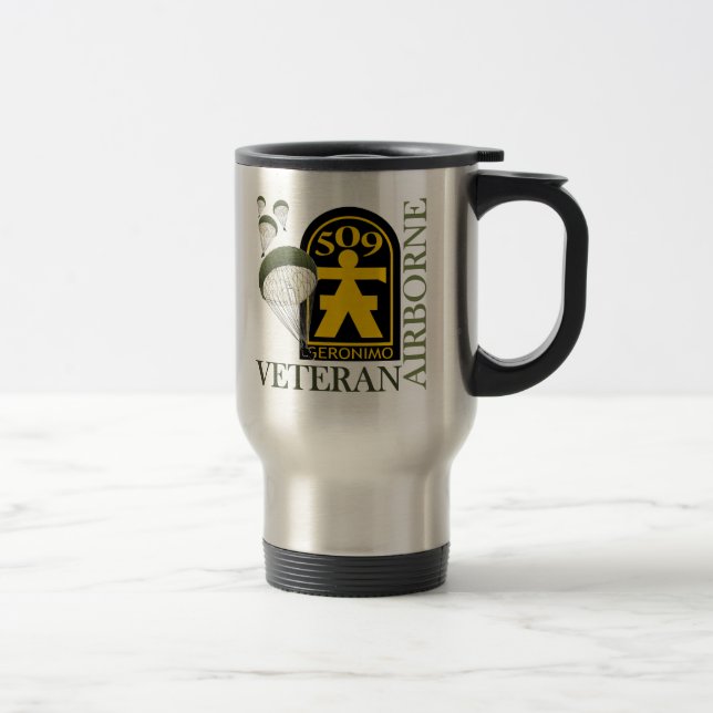 Mug De Voyage Vétéran aéroporté - 509th PIR (Droit)