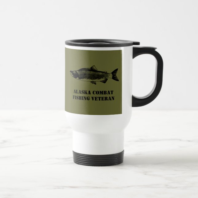 Mug De Voyage Vétérinaire de la pêche de combat de l'Alaska (Droite)