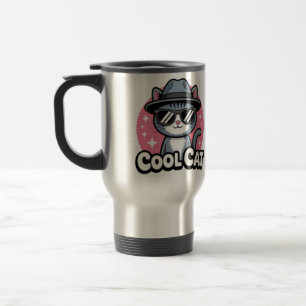Mug De Voyage Vibes de Chat Cool