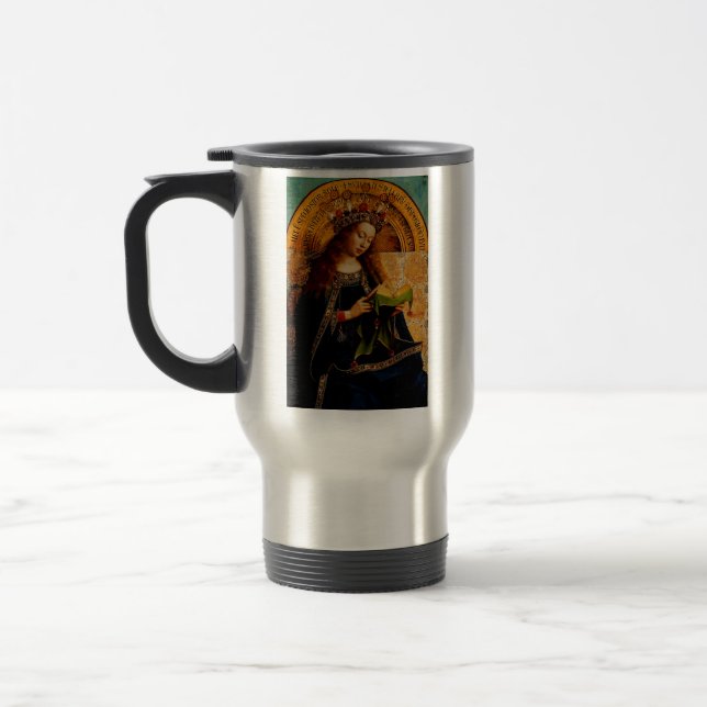 Mug De Voyage Vierge Marie par Jan van Eyck (Gauche)