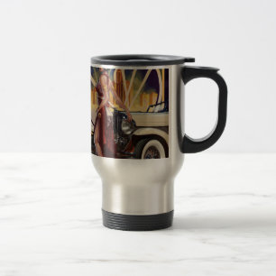 Mug De Voyage Ville de moteur de Detroit, Michigan  