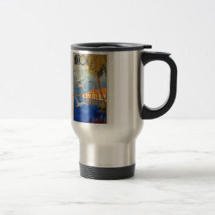Mug De Voyage Vintage Menton CoTe D'azur