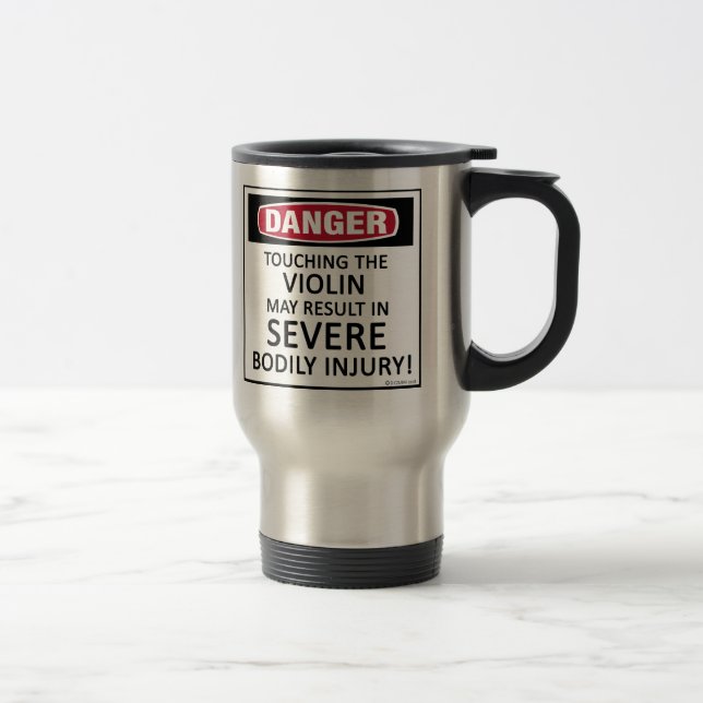 Mug De Voyage Violon dangereux (Droit)