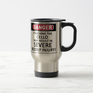 Mug De Voyage Violoncelle de danger
