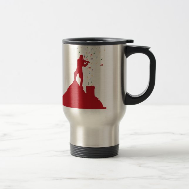 Mug De Voyage Violoneur (Droit)
