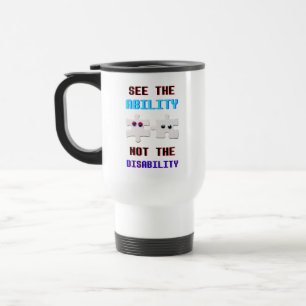 Mug De Voyage Voir La Capacité Pas Le Handicap Spectre Autisme