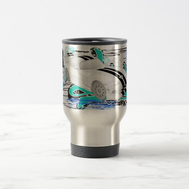 Mug De Voyage Voiture de sport (Centre)