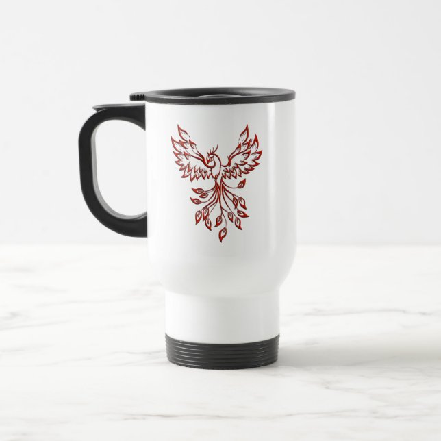 Mug De Voyage Vol d'argent d'un Phoenix (Gauche)