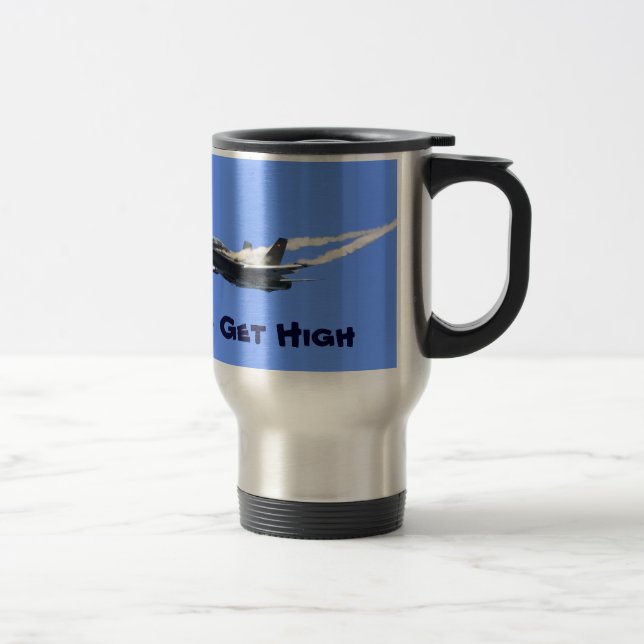 Mug De Voyage Volet avion F/A-18 Avion d'avion d'aviation (Droit)