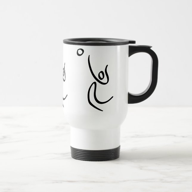 Mug De Voyage Volleyball (Droite)
