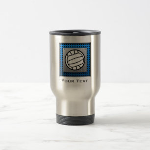 Mug De Voyage Volleyball balayé de regard en métal