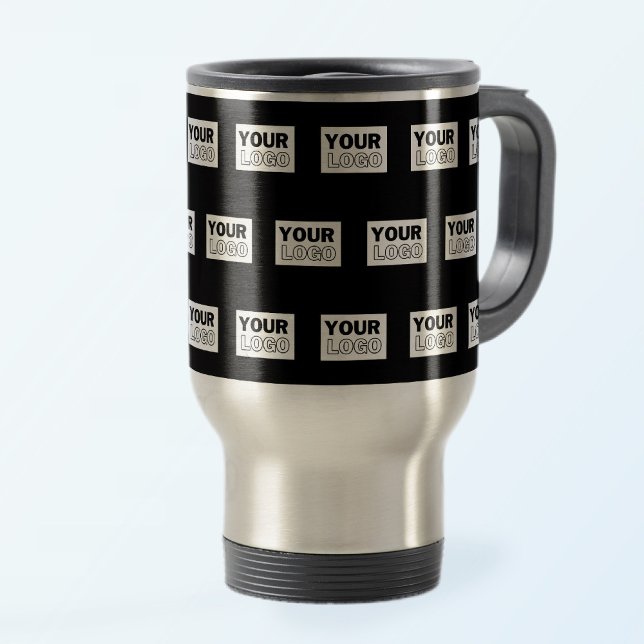 Mug De Voyage Votre logo ou votre conception | Arrière - plan de (Créateur téléchargé)