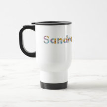 Votre nom en lettres florales artistiques / Sandra