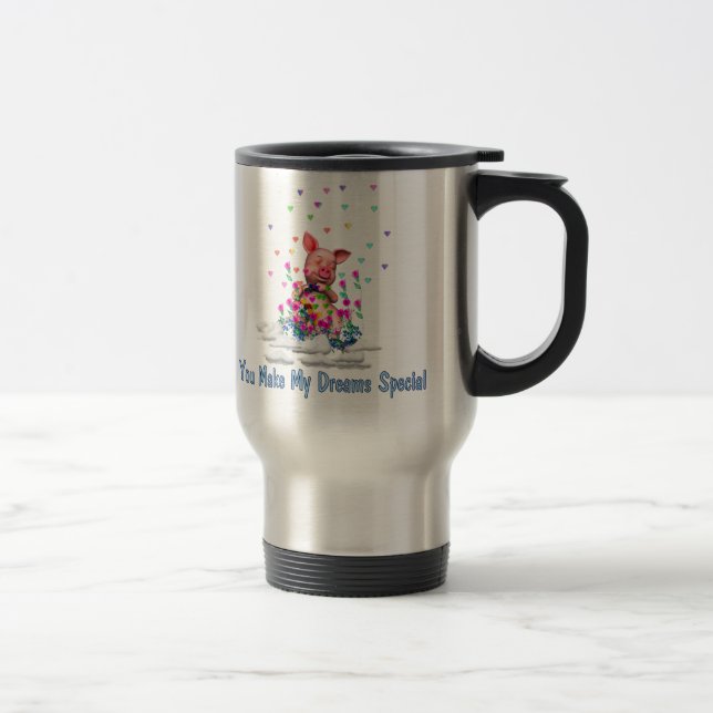 Mug De Voyage Vous manquant porc (Droit)