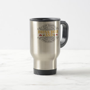 Mug De Voyage Vous voulez boire de la bière et fumer de la viand