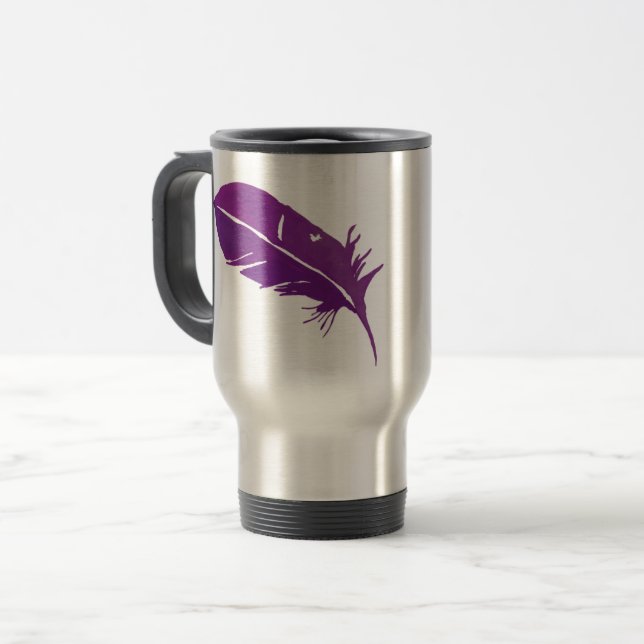 Mug De Voyage Voyage avec des anges (Devant gauche)