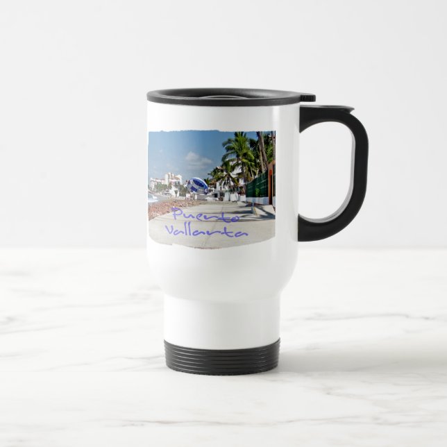 Mug De Voyage Voyage de Puerto Vallarta/tasse de banlieusard (Droite)