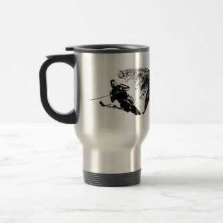 Mug De Voyage Voyage de skieur de l'eau de slalom/tasse de