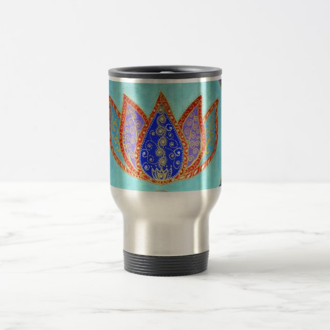 Mug De Voyage Voyage paisible de Lotus/tasse de banlieusard (Centre)