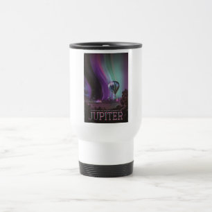 Mug De Voyage Voyage sur Jupiter en montgolfière au milieu des a