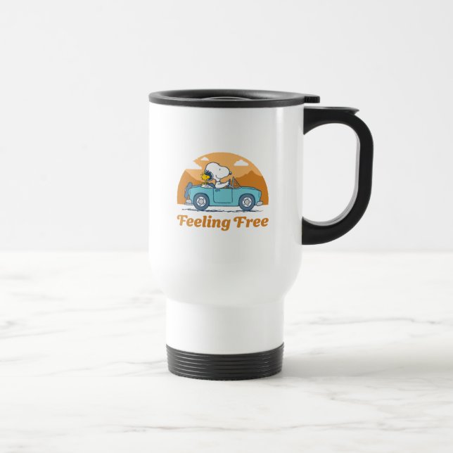 Mug De Voyage Voyage sur route | Arachides se sentent libres (Droite)