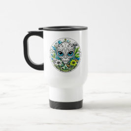 Mug De Voyage Voyager cosmique | Floral extraterrestre Alien