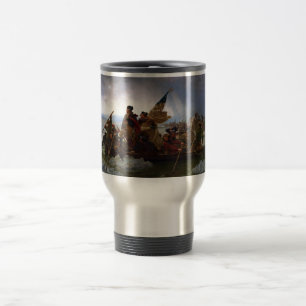 Mug De Voyage Washington Traverser le Delaware par Emanuel Leutz
