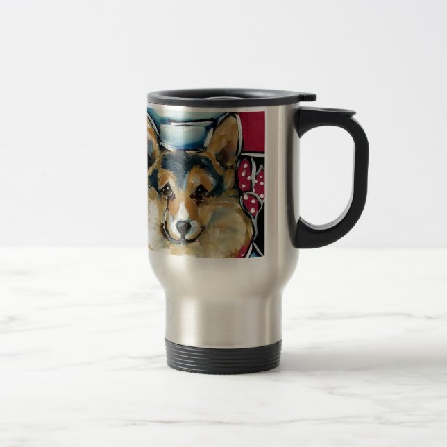 Mug De Voyage Welsh Corgi Cardigan (Droit)