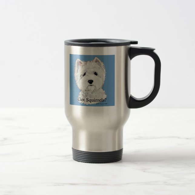 Mug De Voyage Westie a obtenu des écureuils ? (Droit)