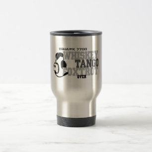 Mug De Voyage Whiskey Tango Foxtrot - Humour de l'aviation